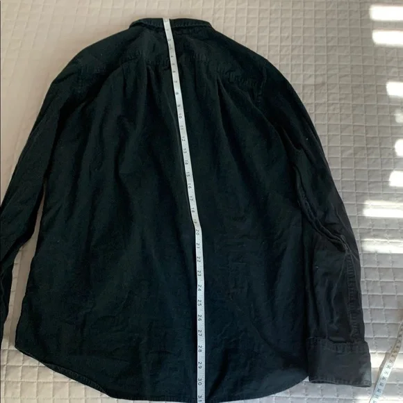 Buck Mason Black Button Down Shirt, Small - Picture 9 of 9